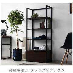 ラック　本棚　ハンガーラック　引き出し　収納の画像