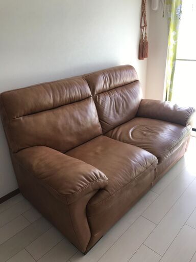 2人用ソファ(N B-637KD BR) ニトリ