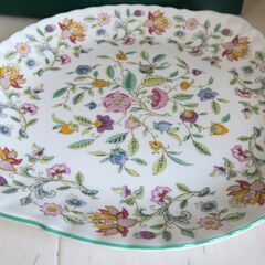 ☆MINTON ミントン HADDON HALL ハドンホール 大皿 プレートBONE China食卓を華やかに◆テーブルにもインテリアにもの画像