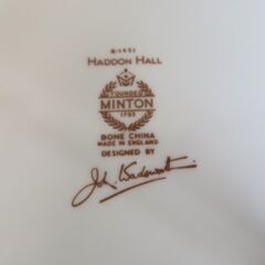☆MINTON ミントン HADDON HALL ハドンホールPASTABOWL パスタボウルBONE Chinaボーンチャイナ 食卓を華やかに◆取り分け用にもピッタリの画像