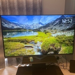 55型 4K対応フナイTV Youtube⭕️Netflix⭕️ +テレビ台 +Blu-rayレコーダー付き 