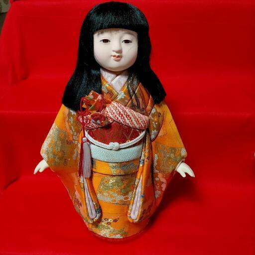 市松人形 木目込み 一対