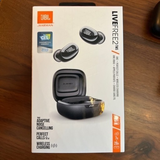 JBL LIVE FREE2 Bluetoothイヤホン　ノイズキャンリング付き