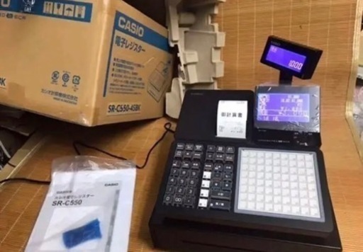 CASIO 　 レジスター　SR-C550美品　4