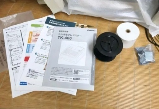 CASIO 　レジスター　TK-400中古です　2
