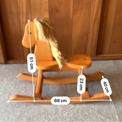 木馬　取りに来れる方に差し上げます。の画像