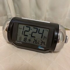 ★0円★SEIKOライデン 大音量電波目覚まし時計