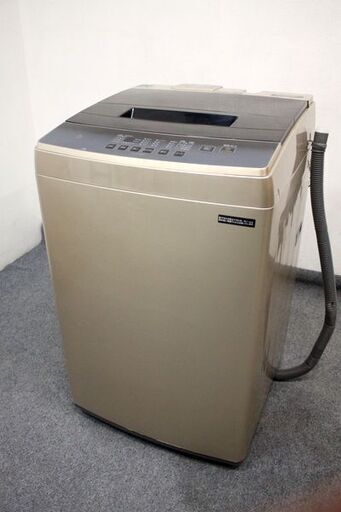 IRIS/アイリスオーヤマ 全自動洗濯機 洗濯8kg 簡易乾燥 DAW-A80 ゴールド 2020年製   中古家電 店頭引取歓迎 R6320)