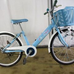 C142★5000円スタート★整備済み 中古子供自転車　女の子 ...