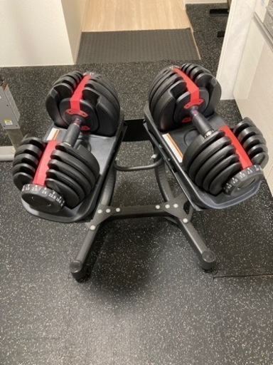 可変式ダンベル 24kg ×2個セット×スタンド付き