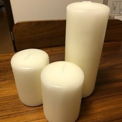 キャンドル　３本セット