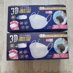 3D立体構造マスク 小さめ 個包装合計56枚の画像