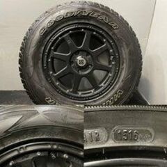 【GOODYEAR WRANGLER P245/75R17】夏タイヤ 1本【XTREME-J 17インチ 7.5J5HPCD127+40】スペア 背面 ジープ/ラングラー等　(VTO575)クレジットカード QRコード決済可能の画像