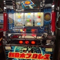 スロット実機！新日本プロレス　Wild Cats 2台セット