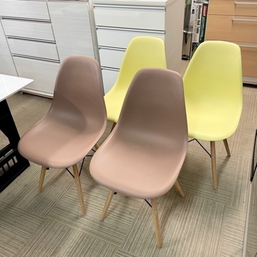 【超美品‼️】定価11,996円♪ 4脚セット イームズチェア シェルチェア ダイニング リプロダクト品