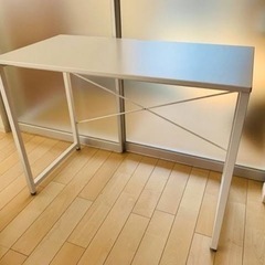 【仕事用/勉強机】ニトリ　デスク　ホワイト