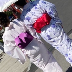 浴衣を着て夕暮れの奈良街角散策✨