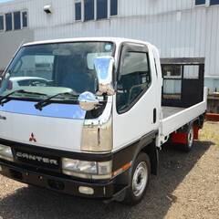H13年　1.3㌧　三菱キャンター　４WD　4ナンバー　バイク積...