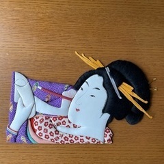 札幌市　押し絵　女性