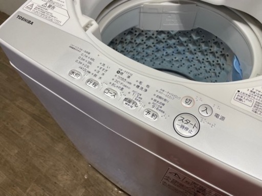 081305 東芝　5.0kg洗濯機　2019年製