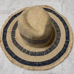 #ツバ大きめ#UVカット#麦わら帽子#リゾート#新品未使用