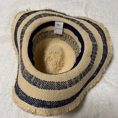 #ツバ大きめ#UVカット#麦わら帽子#リゾート#新品未使用の画像
