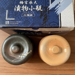 梅宮辰夫　漬物小瓶　2個セットの画像