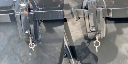 No.640 アルミバン 2ｔ 車  アルミ 箱 バイク 倉庫 トラック コンテナ 米 保管庫 物置 DIY