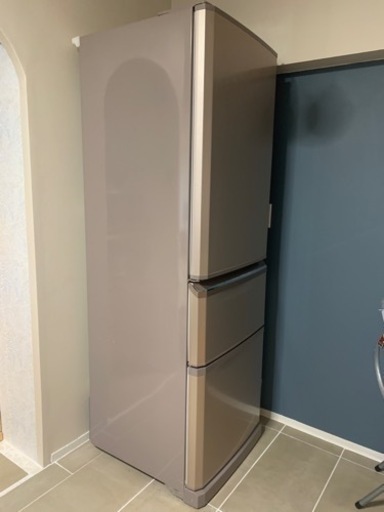 【まだ受付中】三菱ノンフロン冷凍冷蔵庫　MR-C37XL-P