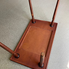 昭和レトロ　ヴィンテージ　カリモク　大理石風センターテーブルの画像