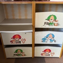 【決まりました】レトロ カラーボックス 2個セット☆無料の画像