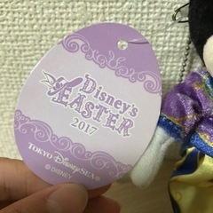 ディズニー ★ ミッキー ファッショナブルイースター  2017 ぬいぐるみバッジ タグ付きの画像