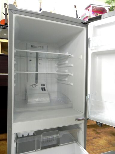 Panasonic 2ドア 冷蔵庫 138L 2017年 NR-B149W パナソニック シルバー キッチン 家電 札幌市 厚別区