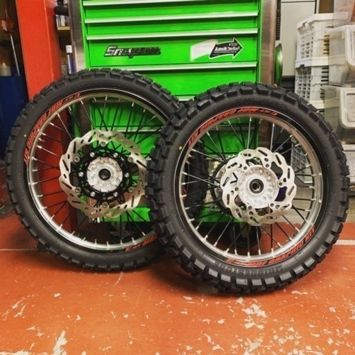 wr250x → wr250r オフロードホイール