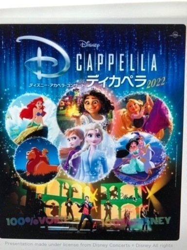 8/25 ディズニーアカペラコンサートチケット　B席2枚