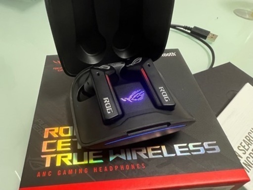 ROG ワイヤレス ゲーミングイヤホン 美品