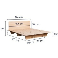 コアラ ベッドフレーム クイーン