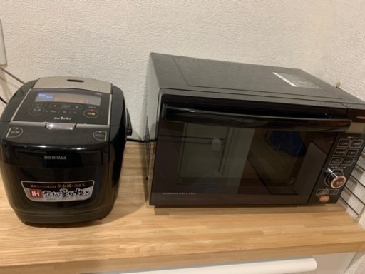 オーブンレンジ　炊飯器　使用期間2年