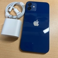 036 iPhone12 64GB ブルー/シムフリー/新品バッテリー100% ⭐️新品バッテリー⭐️ iPhone12 ブルー 64GB SIMフリー 本体