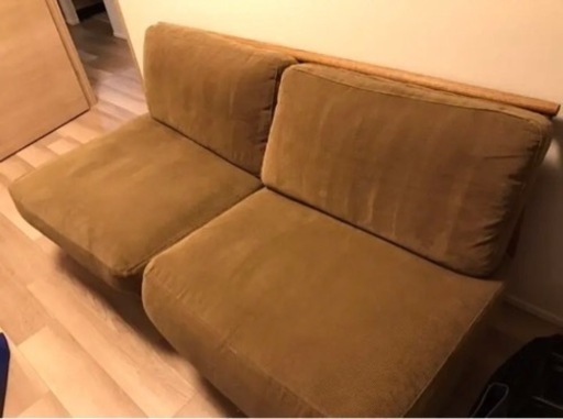 【関西/東海限定発送】モモナチュラル クラウドソファ Cloud Sofa 2P