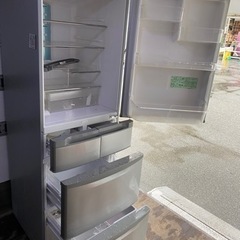 配送可能　日立 HITACHI R-S42AM-SH [冷蔵庫（415L・右開き） ハイブライトステンレス ビッグ＆スリム60]