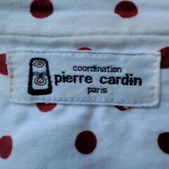 ピエールカルダン Pierre Cardin 70s ノースリーブ ドットワンピースの画像