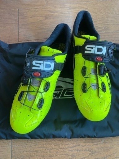 SiDi CKAOSイエローサイズ43 新品クリートとGIROシューズカバー付き