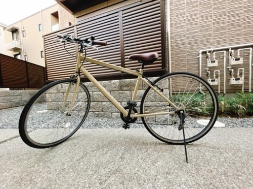 【お相手見つかりました】クロスバイク　ベージュ　【取りに来ていただける方】