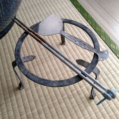 超美品　なまこ釉薬の火鉢　象嵌線描き模様 　5000円を3000円に値下げですの画像