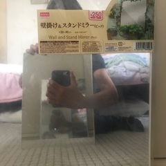 壁掛け&スタンドミラー２個セット