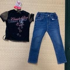 branshes ジーンズ100cm  シャツ95cm  難あり