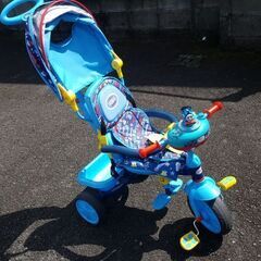 決まりました！値下げ⬇補助ハンドル付三輪車😊