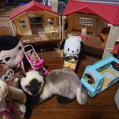 【値下げしました‼️】シルバニアファミリー&ぬいぐるみの画像