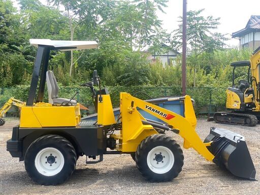 ヤンマー　V3　3トンクラス　　ホイールローダー　0.4m3　全塗装済　ミニ油圧ショベル　ユンボ　バックホー　茨城県　T100